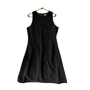 Isaac Mizrahi Black Sleeveless A-Line Dress Size 12